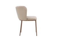 Spisestol Edina 2-pakk – beige
