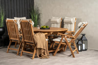 Spisegruppe Kenya + Ovalt 180 x 120 – natur