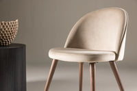 Spisestol Velvet 2-pakk – beige