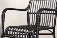 Loungelenestol Rizal – svart