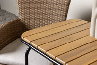Spisestol Malina & Holmbeck 2-pakk + kafébord 70 x 55 – natur