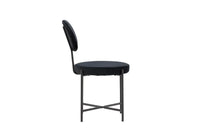 Spisestol Stella 2-pakk – svart