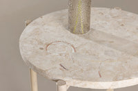 Sofabord Sandhamn ⌀40 – beige