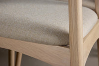 Spisestol Ven & Tyresö 2-pakk + Spisebord ovalt 220 x 100 – hvitvasket og svart