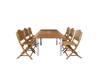 Spisegruppe Cane & Panama 160 x 90 – natur og hvit