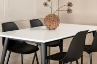 Spisegruppe 2-pakk Jimmy & Polar 150 x 90 – hvit og svart