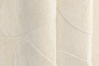 Teppe ovalt 290 × 175 – hvit