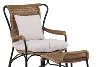 Loungelenestol Loreto – svart