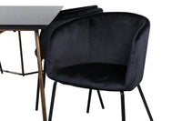 Spisegruppe Berit & Petra 190 x 90 – svart