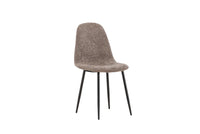 Spisestol Polar 2-pakk – bouclé/teddy