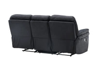 Relaxsofa Saranda – svart