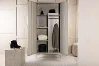 Garderobe Piring 45 x 183 x 85 – pulverlakkert stål