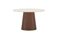 Spisebord Lanzo rundt Ø120 – beige