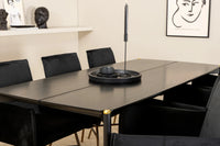 Spisegruppe Pelle & Petra 190 x 90 – svart