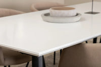 Spisegruppe Berit & Jimmy 195 x 90 – beige og hvit
