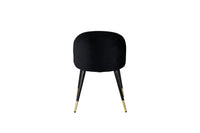 Spisestol Velvet 2-pakk – svart