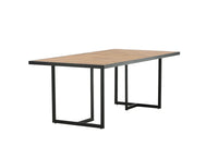 Rektangulært spisebord Khung 200 × 100 – natur