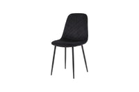 Spisestol Polar 2-pakk – svart