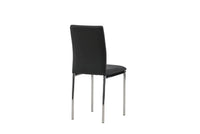 Spisestol Lily 2-pakk – svart