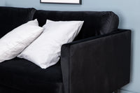 Sofa 3-seter Zoom – svart