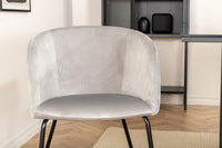 Spisegruppe Berit & Leif 200 x 90 – grå og svart