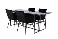 Spisegruppe 200 x 90 – svart