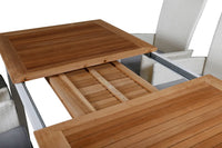 Spisegruppe Cane & Panama 160 x 90 – natur og hvit