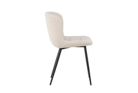Spisestol Lily 2-pakk – beige