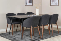 Spisestol Arch 2-pakk – svart