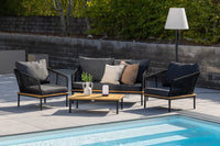 Sofagruppe Andorra – natur og svart