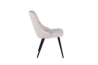 Spisestol Velvet Deluxe 2-pakk – beige