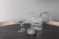 Spisestol Modesto & Lanzo 2-pakk + Rundt spisebord ⌀120 – beige og mokka