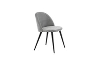 Spisestol Velvet 2-pakk – grå