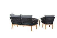 Sofagruppe Chania – natur og svart
