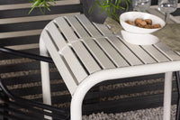 Kafégruppe Borneo & Peking 70 x 70 + 2-pakk spisestoler – beige og svart
