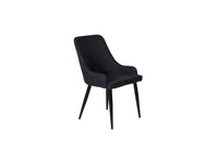 Spisestol Plaza 2-pakk – svart