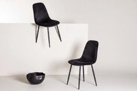 Spisestol Polar 2-pakk – svart