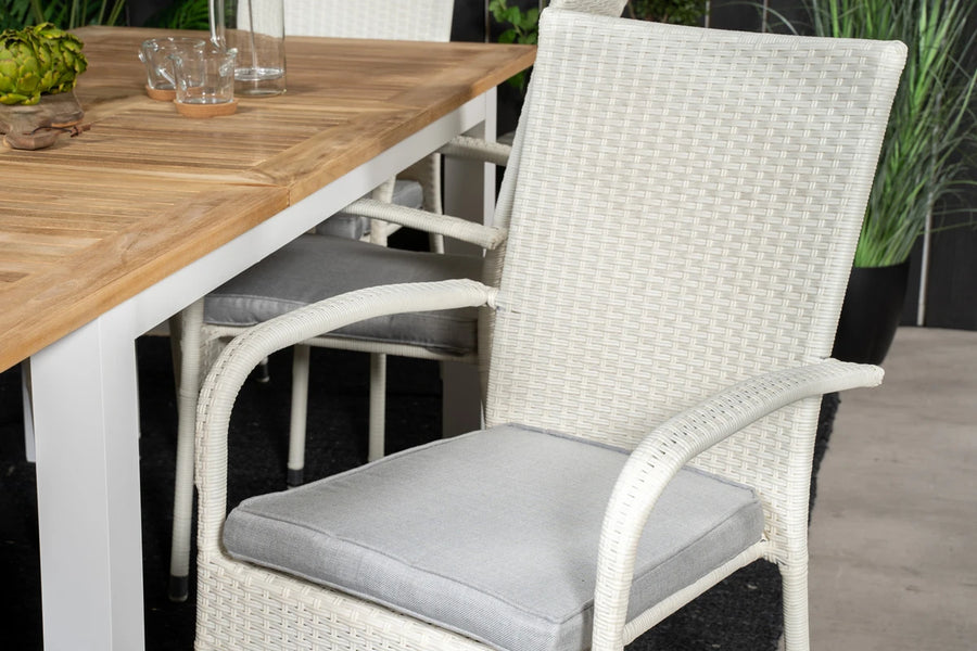 Spisestol Anna 2-pakk – hvit