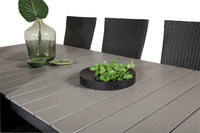 Spisegruppe Levels & Padova 229 × 100 2-pakk – svart