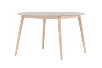 Spisebord Flora rundt ⌀120 – hvitvasket
