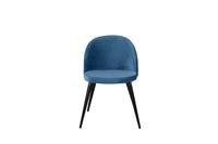 Spisestol Velvet 2-pakk – blå