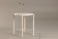 Sofabord Sandhamn ⌀40 – beige
