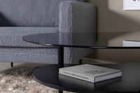 Sofabord Egg 101 × 80 – svart