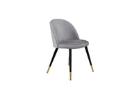 Spisestol Velvet 2-pakk – grå