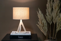 Bordlampe Kona – hvit