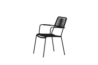 Spisestol Lindos 2-pakk – svart