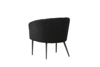 Lenestol Fluffy – svart
