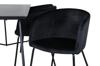 Spisegruppe Berit & Petra 190 x 90 – svart