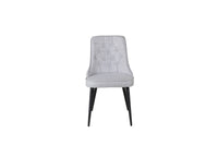 Spisestol Velvet Deluxe 2-pakk – grå
