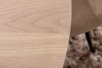 Spisebord Bianca & Polar rundt ⌀110 + Spisestol 2-pakk – whitewash og beige